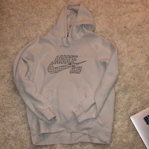 NIKE SB white hoodie